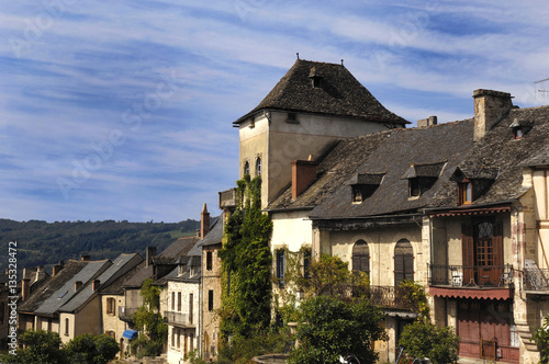 medieval village of Najac, olt town, Aveyron, France