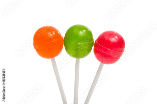 Obraz na płótnie lollipop isolated