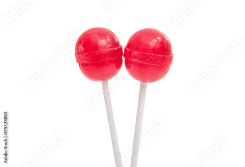 Photo lollipop isolated