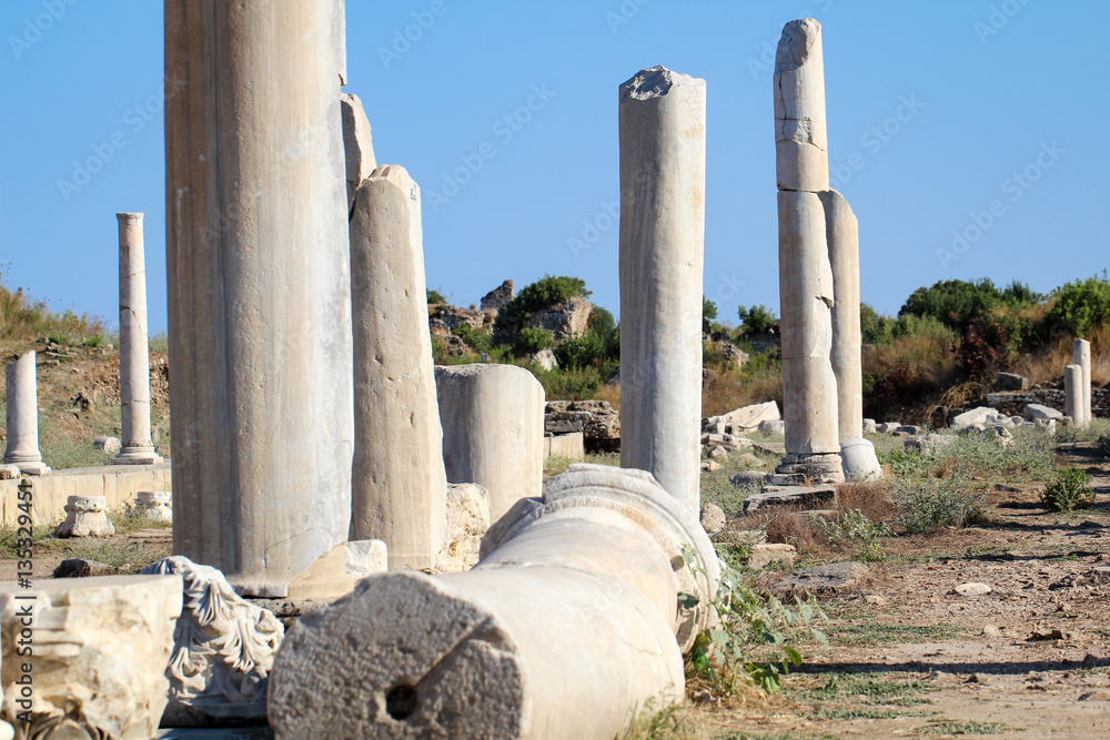 Alte antike Säulen, Mediteran, Europa