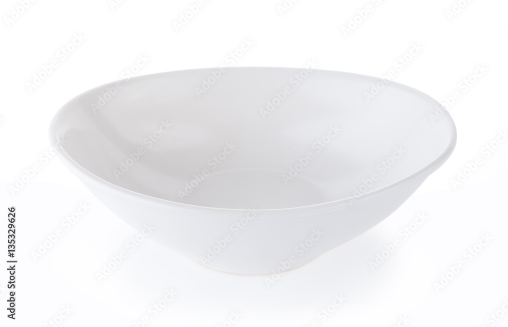 white ceramics bowl isolated on white background white ceramics bowl isolated on white background