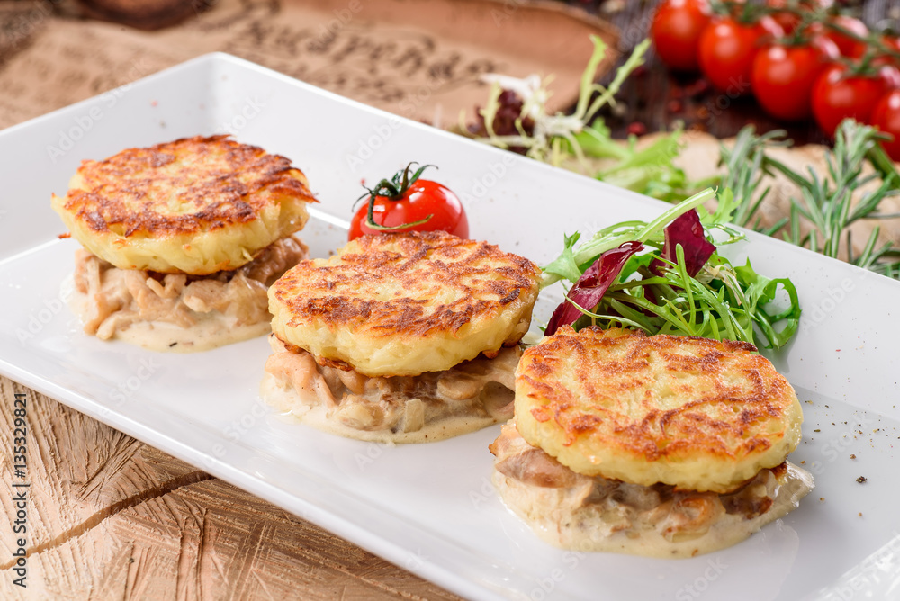 Homemade potato pancakes Homemade potato pancakes