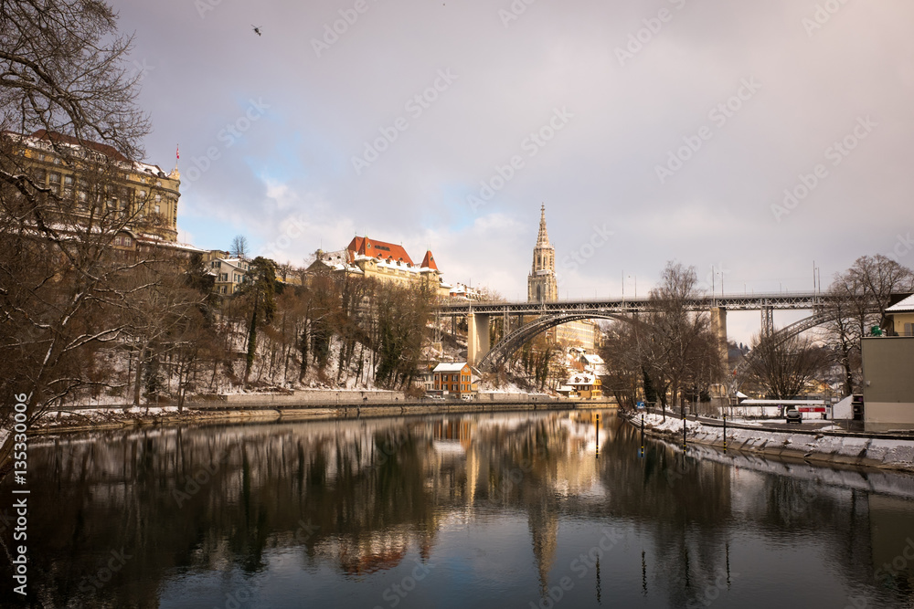 Obraz premium Berns Old City in Winter