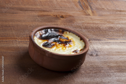 Oven rice pudding 