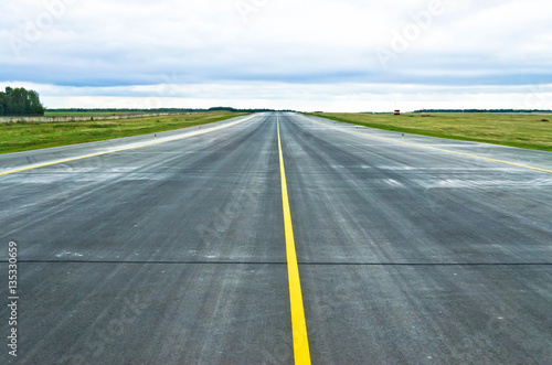 Asphalt road texture strip airport runway