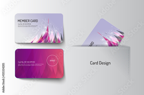 Member VIP and business card template design