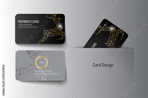 Member VIP and business card template design