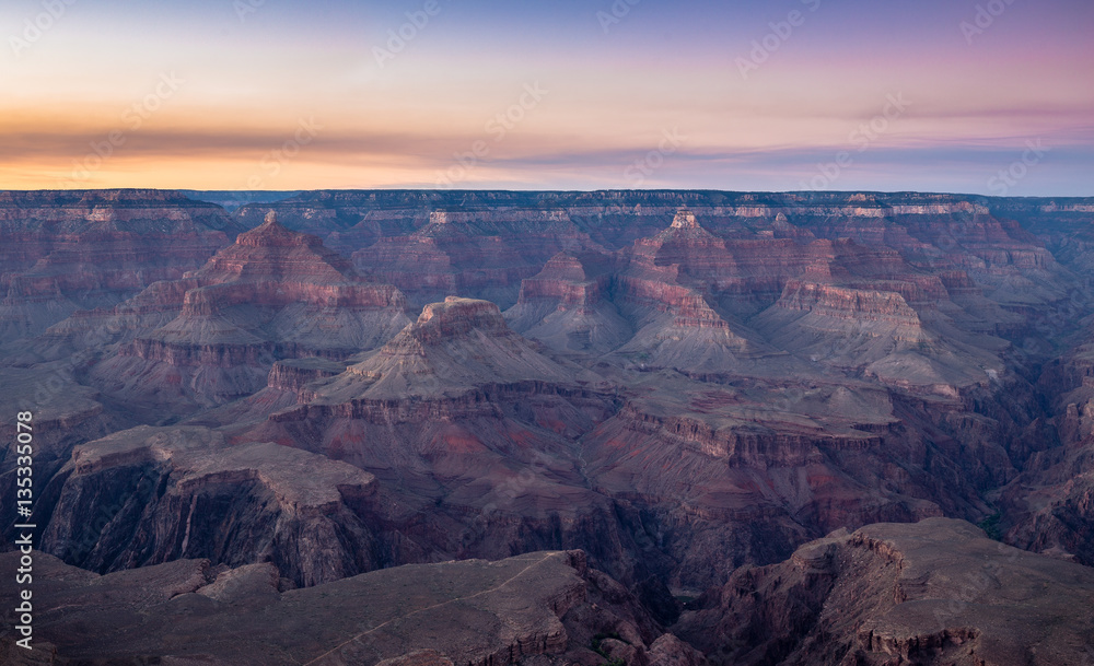 Grand Canyon at sunset, Arizona, USA Grand Canyon at sunset, Arizona, USA