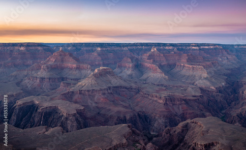 Grand Canyon at sunset, Arizona, USA