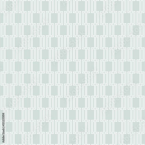 Seamless geometric pattern for your designs and backgrpounds. Modern ornament with repeating elements. Light blue and white pattern