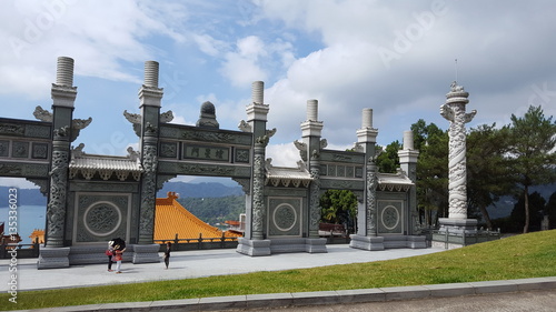 Wenwu Temple at Sunmoonlake, Taiwan photo