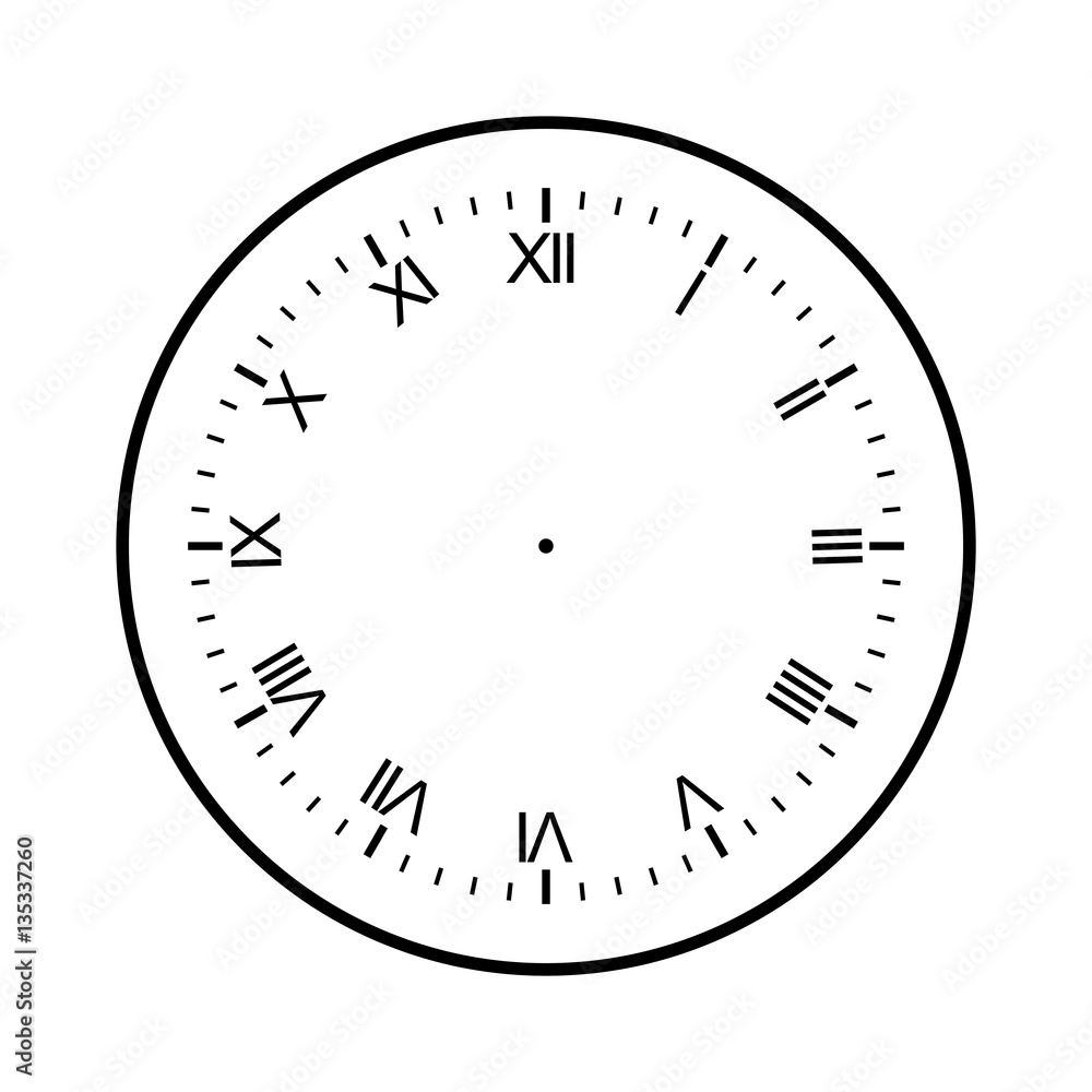 clock face blank isolated on white background
clock face blank isolated on white background