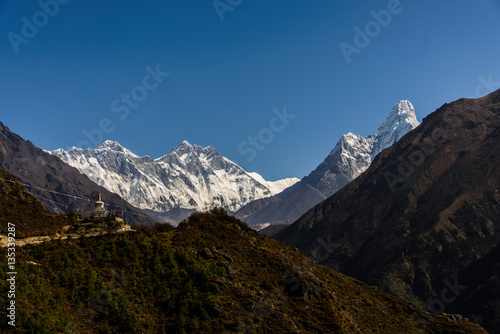Trekking in Nepal, Himalayas © Alexey Seafarer