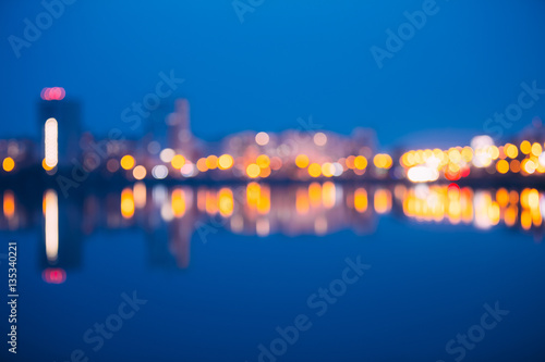 Blurred Bokeh Architectural Urban Backdrop. Background With Urban © Grigory Bruev