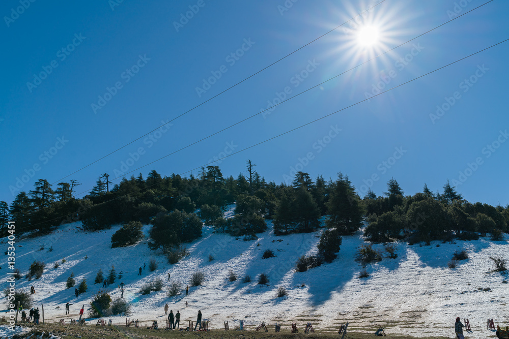 Fototapeta premium snow hills