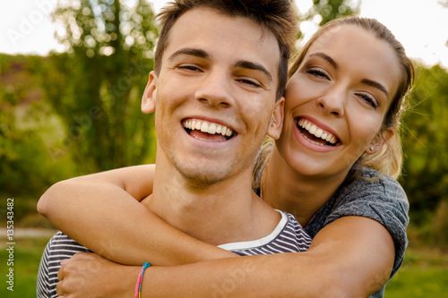 Enjoying a lovely day together