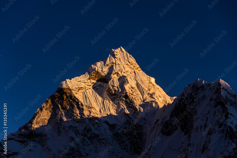  Ama-Dablam on the sunset