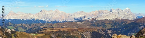 Panoramatic view of Tofana gruppe