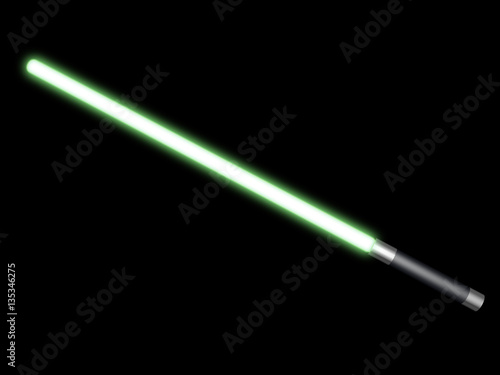 Green light saber