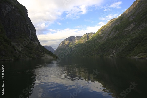 Fjords from the water