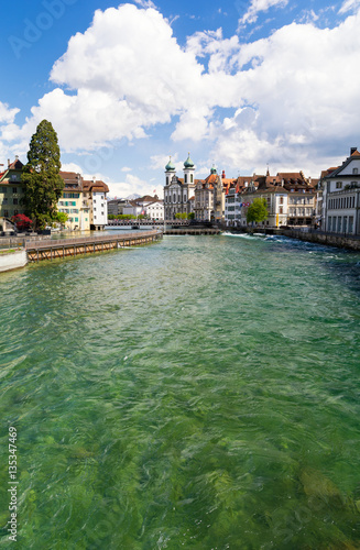 Lucerne town in Switzerland