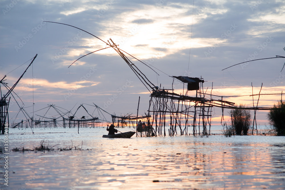 rural fisherman farm thailand