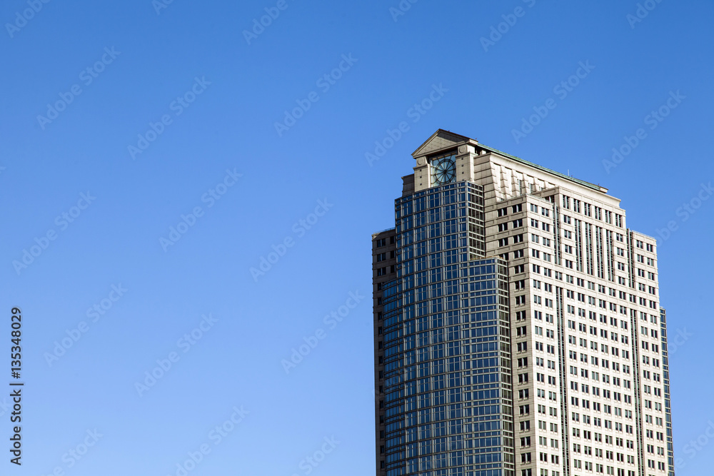 Building Top and Clear Sky