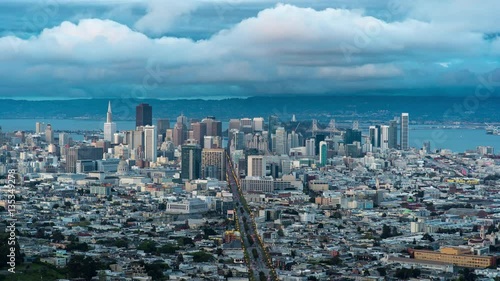 San francisco epic sunset