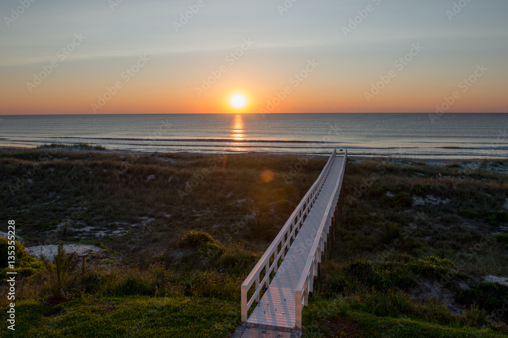 Atlantic Ocean sunrise in Florida