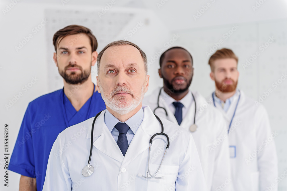 Fototapeta premium Smart general practitioners preparing for work