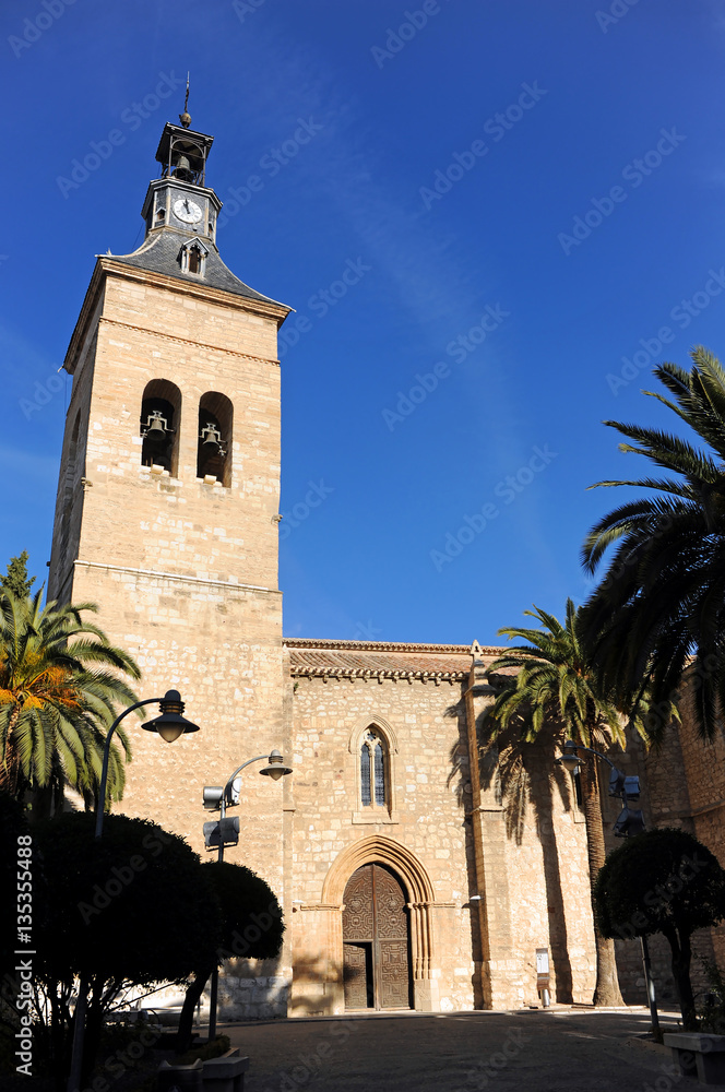 Iglesia gótica de San Pedro en Ciudad Real, España