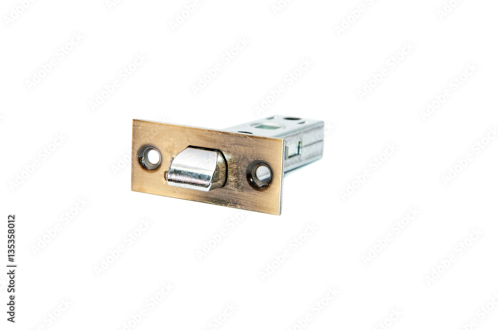 Fototapeta premium A door lock. Isolated on white.