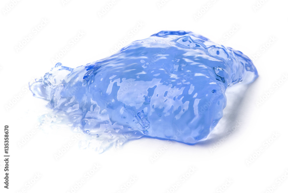 Gel isolated on white Gel isolated on white