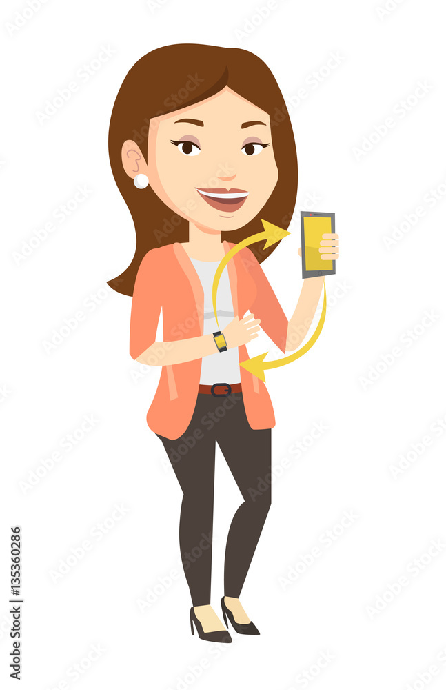 Synchronization between smartwatch and smartphone. Synchronization between smartwatch and smartphone.