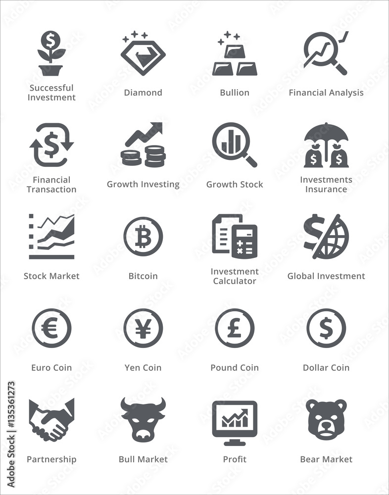 Personal & Business Finance Icons Set 4 - Sympa Series Personal & Business Finance Icons Set 4 - Sympa Series