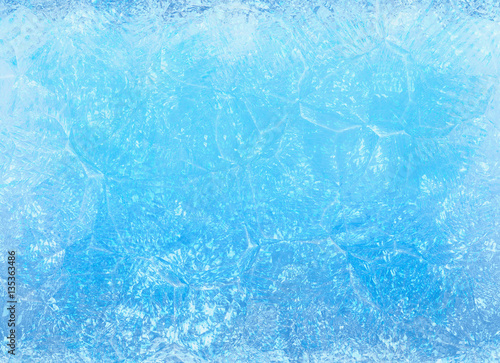 Frozen ice. winter texture