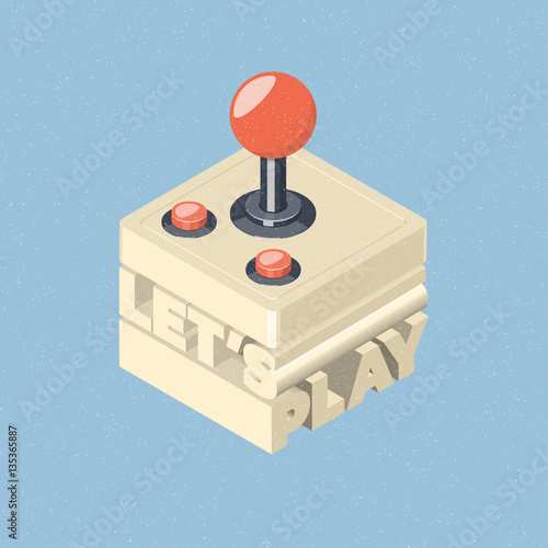 Lets play video games concept.