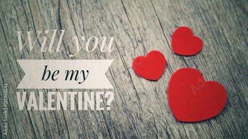 Will you be my Valentine? W...