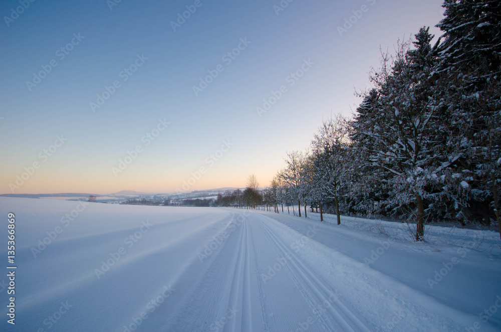 Winterlandschaft im Erzgebirge Winterlandschaft im Erzgebirge