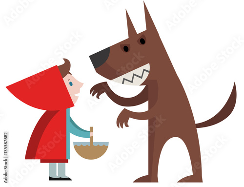 little red hood and the evil wolf