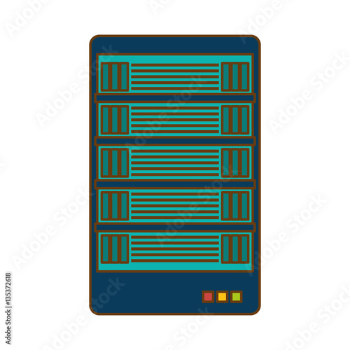web hosting related icons image vector illustration design