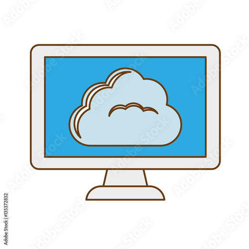 database hosting related icon image, vector illustratuion