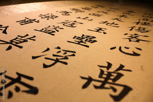 Chinese characters calligraphy is the traditional culture of China