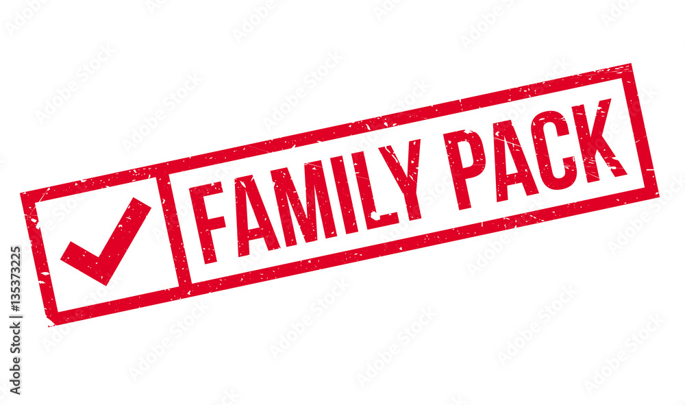 Family Pack rubber stamp. Grunge design with dust scratches. Effects can be easily removed for a clean, crisp look. Color is easily changed. Family Pack rubber stamp. Grunge design with dust scratches. Effects can be easily removed for a clean, crisp look. Color is easily changed.