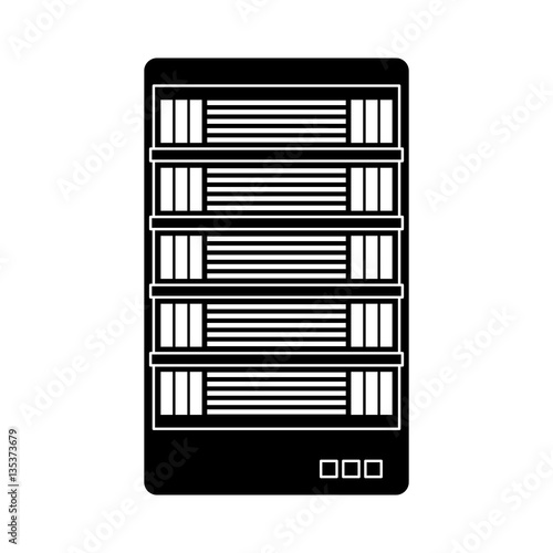 black web hosting related icons image vector illustration design