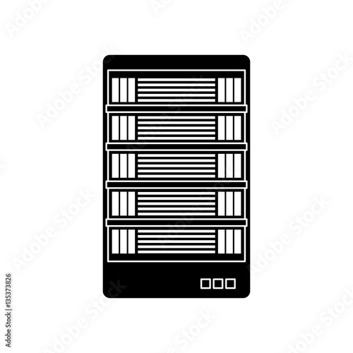 black web hosting related icons image vector illustration design