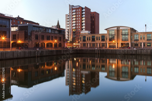 Belfast architecture along River Lagan