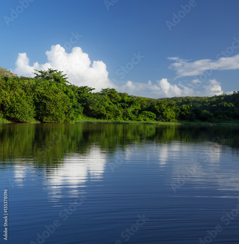 Tanama   Chavon River in Punta Cana  Dominican Republic.
