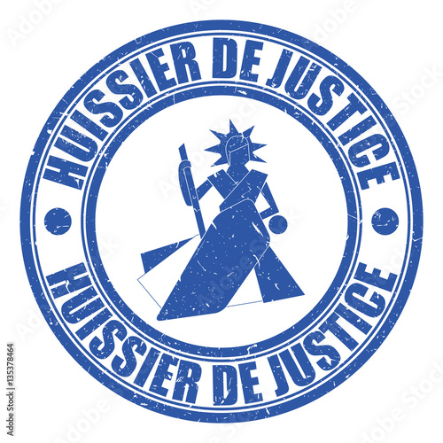 Logo huissier de justice.