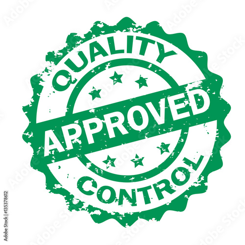 Quality Control Approved stamp